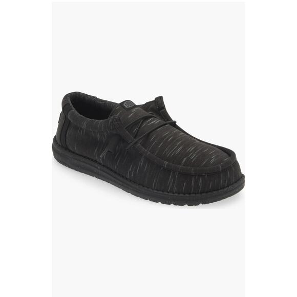 Hey Dude WALLy Stretch Fleece Midnight Men's Size 10 New in Box - Picture 1 of 8